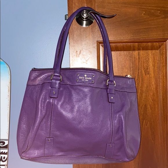 kate spade Bags Kate Spade Purple Bag Poshmark